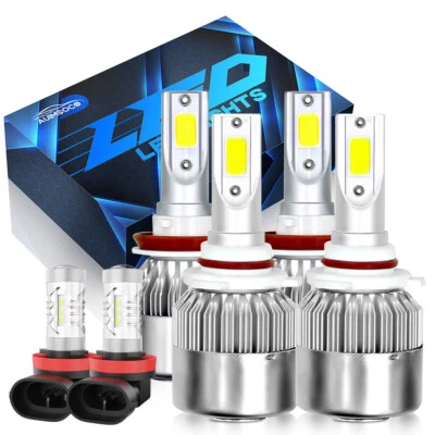For 2015-2017 Subaru Legacy Combo LED  Hi-Low Fog Light Bulbs Kit 6500K - Imagem 1 de 4