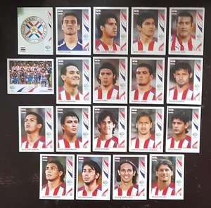 Panini FIFA World Cup Germany 2006 Complete Team Paraguay + Foil Badge - Picture 1 of 1