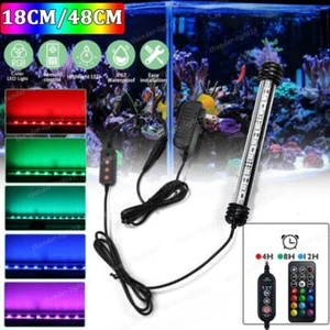Aquarium Underwater Fish Tank RGB LED Light Submersible SMD Strip Lamp + Remote - Picture 1 of 14