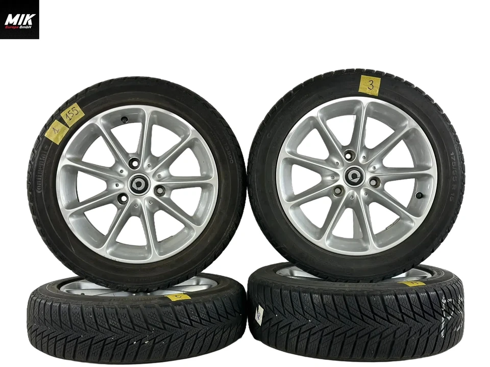 15 Zoll ORIGINAL SMART WINTERRÄDER A4514010202 + A4514010502 - Bild 1 von 4