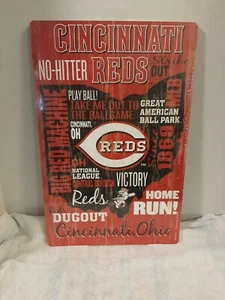 CINCINNATI REDS BIG RED MACHINE WOOD SIGN 11"X17'' NEW WINCRAFT 👀 - Picture 1 of 3