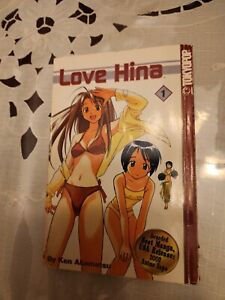 Love Hina Manga Vol1, 2 and 3 English Tokyopop Paperback PB Book