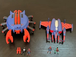 Spiderman Attack Playsets SpiderMan vs Lizard venom toy biz 1997 mini micro - Picture 1 of 19