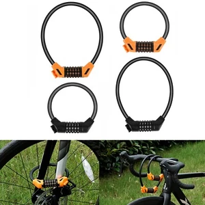 Bicycle Anti-theft Combination Lock Portable Mountain Bike 5-digit Security Lock - Picture 1 of 20