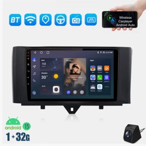 32G Für Smart Fortwo 451 2010-2015 Android 13 Autoradio CarPlay Kam Navi RDS - Bild 1 von 13