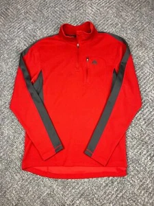 Nike ACG Sweatshirt Mens Medium Orange 1/4 Zip Long Sleeves Pullover Adult - Picture 1 of 14