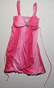 La Belle Bright Pink Evening Dress Women's S Rn81603 - Picture 1 of 4