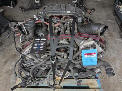 14-16 OEM BMW X5 X6 F15 F16 50iX Engine Motor Long Block N63T COMPLETE 129k Ran! - Image 1 of 4