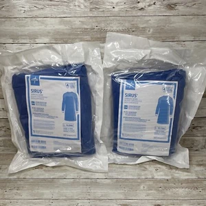 4 Gowns Medline SIRUS Surgical Gown Level 4 Size: LARGE-XLONG Poly-Reinforced - Picture 1 of 7