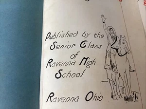 1928 Al Hodge Captain Video Green Hornet Ravenna Ohio HIGH SCHOOL Yearbook HS - Picture 1 of 12