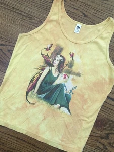 Classic Girl American Apparel Sz XL Fairy Forest Tank Top Fairycore Festival USA - Picture 1 of 9