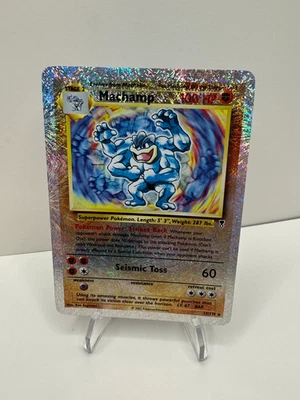 Pokemon - Colección Legendaria Holograma Inverso - Machamp 15/110 - Casi Como Nuevo Foto 1 de 4