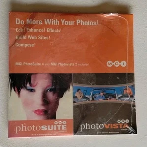 MGI Photosuite 4.0 & Photovista 2 PC Home Software Office Web & Photography NIP - Picture 1 of 2