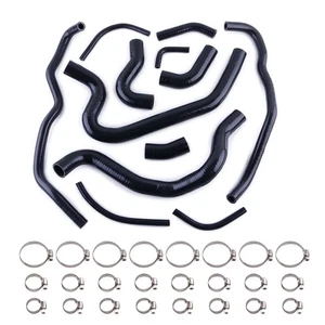 Silicone Heater Breather Hose For 1999-05 Mazda MX5 MX-5 Miata NB MK2 1.8L+Claps - Foto 1 di 22