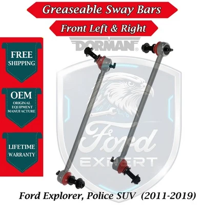 Barras oscilantes dianteiras OEM Dormnan para 2011-2019 Ford Explorer/Police SUV 9 anos de garantia - Imagem 1 de 4