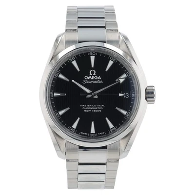 Omega Seamaster acero gris/negro esfera 39 mm automático para hombre 231.10.39.21.06.001 Foto 1 de 4