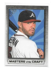 FREDDIE FREEMAN 2021 Topps Gallery Baseball MASTERS of the CRAFT MTC-8 Braves - Picture 1 of 2