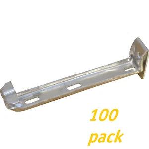 100 colgadores de canalón de aluminio soportes de 5" RWS hangrita FUERTE formado por canal - Imagen 1 de 5