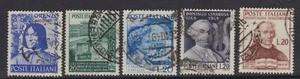 Italy - 5 issues - used - 1949/50 - Picture 1 of 1