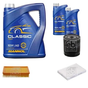 FEBI BILSTEIN Inspektionspaket 7L MANNOL Classic 10W-40 für Peugeot 307 CC 3B - Bild 1 von 8
