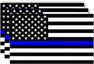 Paquete de 3 pegatinas de la bandera estadounidense de 5x3 para coches, camiones - Bild 1 von 12