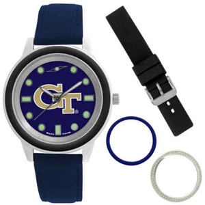 Georgia Tech Yellow Jackets Unisex Colors Watch Gift Set - Picture 1 of 5
