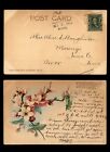 Mayfairstamps US 1908 Center Point to Marengo Flowers Postcard aaj_61517