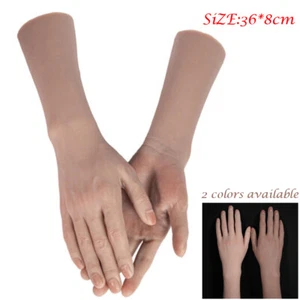 Simulation Handmodell mit Fingerpositionierung Silikon Lehranzeige Requisiten - Bild 1 von 17