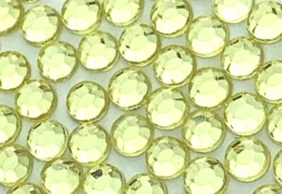 Jonquil SS20 Preciosa Cristales Extra Chaton Estrás Plano Amarillo Estrás 144 piezas Foto 1 de 3