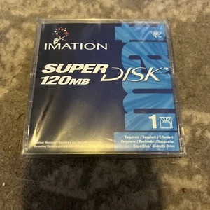 Imation Super Disk 120 MB for SuperDisk Diskette Drive (1 Disk) Still Sealed New - Picture 1 of 2