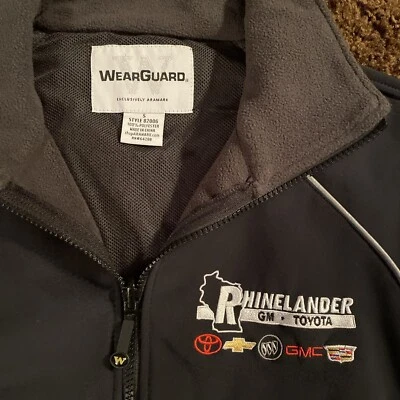 通用雪佛兰 GMC 别克凯迪拉克夹克丰田软壳刺绣男式小号二手状况完好 — 第 1/4 张图片