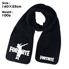 Fortnite Designed Gamer Scarf Winter Woolen Shawl Black - One size 