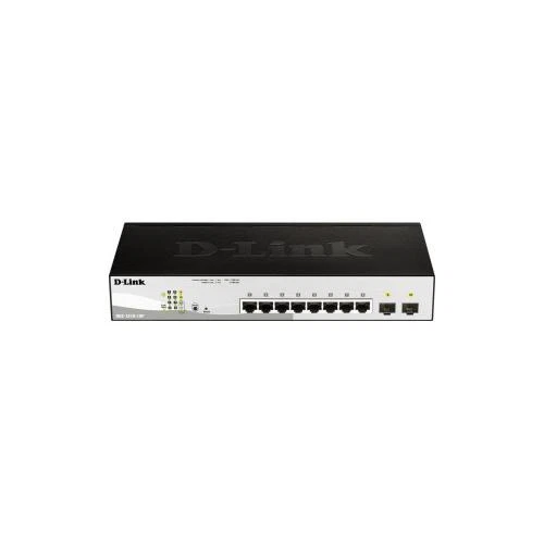 D-Link DGS-1210-10MP 8 Ports Manageable Ethernet Switch 8 Network 2 Expansion - Image 1 of 1