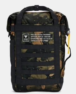 under armour project rock box duffle backpack dwayne johnson camo training UA - Picture 1 of 19