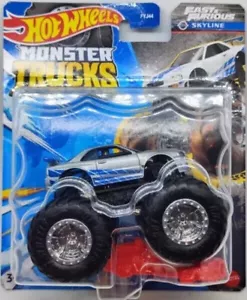 Hot Wheels - Monster Trucks - Rápido Y Furioso Nissan Skyline GT-R BNR34 - HWC72 - Imagen 1 de 4
