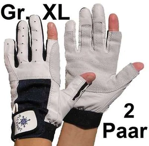 2 Pa. Rigger Gloves Roadie Handschuhe Gr XL / 10 Leder Rigging Montagehandschuhe - Picture 1 of 11