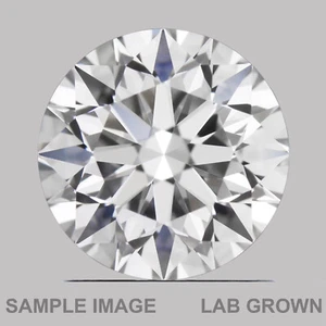 Round Cut Lab Grown CVD Diamond H Color, VS1 Clarity 0.20 Carat - Picture 1 of 3