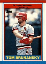 1989 Topps UK Minis #9 Tom Brunansky