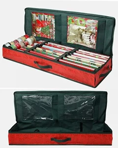 NEU LANGLEBIGE GROSSE WEIHNACHTSVERPACKUNG PAPIER AUFBEWAHRUNGSHÜLLE MIT INNENTASCHEN - Bild 1 von 5