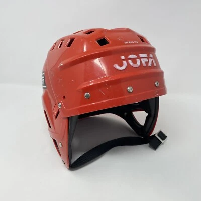 Capacete de hóquei no gelo vintage Jofa modelo 287JR vermelho tamanho júnior 6 1/4" - 7 1/8 - Imagem 1 de 4
