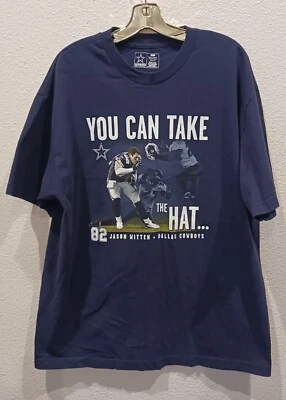 Camiseta Dallas Cowboys Jason Witten #82 Azul Marino "You Can Take the Hat" Talla Grande  Foto 1 de 4