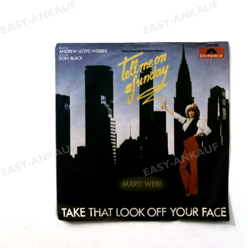 Marti Webb - Take That Look Off Your Face GER 7in 1980 ' - Image 1 of 1