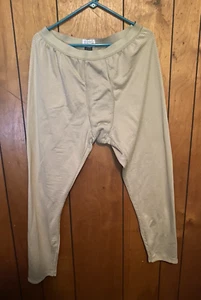 Large Reg  US Military Thermal Fleece Men Pants Waffle - Picture 1 of 3