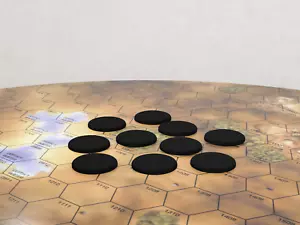 32mm round bases - Plastic - 3D Printed - Pack of 12 - Picture 1 of 1