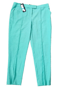 Marks and Spencer Trousers Womens Size 14 Medium Spearmint Green RRP £39.50