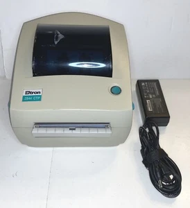 Eltron Zebra UPS LP2844 CTP Direct Thermal Barcode Printer USB Serial Parallel - Picture 1 of 6