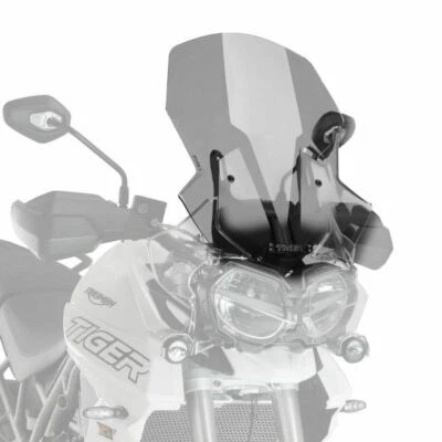 Puig Touring Screen L/Smoke Triumph Tiger 800 XR/XRT/XRX/XC/XCX/XCA/Low 18 - 21 - Image 1 of 4