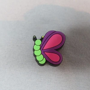 JIBBITZ Butterfly for Crocs Shoe Charm Pink Purple Green Authentic Genuine - Picture 1 of 6