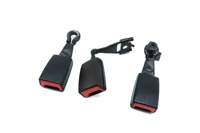 2014 AUDI Q5 B8 8R REAR 2ND ROW LEFT RIGHT & CENTER SEATBELT BUCKLE RECEIVER SET - Image 1 of 4