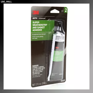 3M 08581 Super Weatherstrip and Gasket Black Adhesive Tube, 2oz  - Picture 1 of 4